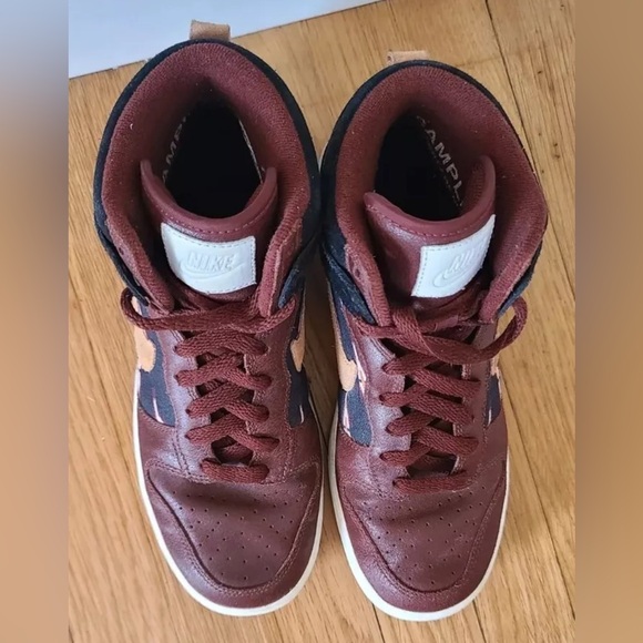 Nike Dunk High Skinny RARE SAMPLE Women Size 7 Aztec Pack in Oxen Brown/Marakesh - Picture 5 of 11